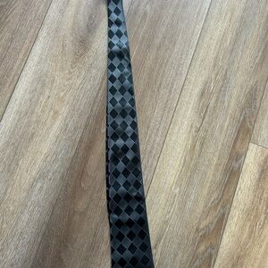 Men’s Calvin Klein Black Checkered Tie